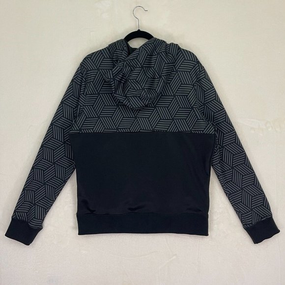 Aeropostale A87 Black Hoodie Quarter Zip Activewear Men's Size Large - Picture 5 of 8